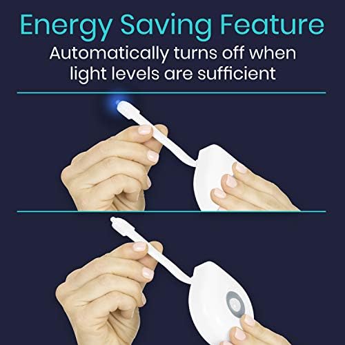 Vive klozet ışığı-Gece hareket sensörü aktif cihaz-Banyo, Çocuklar, Yetişkinler, Yaşlılar, Yaşlılar için Ultra ince