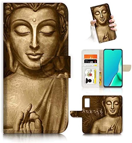 samsung S20+, Samsung Galaxy S20 Artı 5G, Tasarlanmış cüzdan kılıf telefon kılıfı Kapak, A24704 Shakyamuni Buda 24704