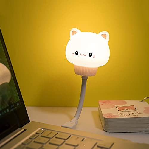 Gece İşığı Lambası Çocuklar için Bebek Kreş çocuk Aydınlatma USB Küçük Ördek Ayı Tavşan kedi çocuk Odası Emzirme