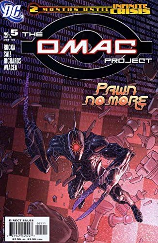 Omac Projesi, 5 VF / NM; DC çizgi roman / Greg Rucka Sondan Bir Önceki Sayı