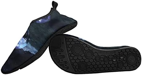 Dünya dışı bir BUZLU Alien Erkek Kadın su ayakkabısı Yalınayak Slip-on Aqua Çorap Ayakkabı Plaj Yüzmek Sörf Su Spor