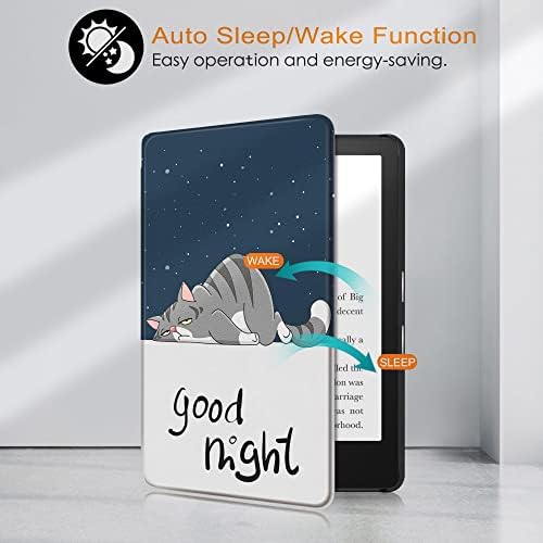 Kindle Paperwhite 2018 için Kılıf-Yeni Kindle Paperwhite için Otomatik Uyandırma / Uyku Fonksiyonlu Koruyucu PU Deri