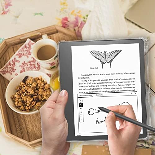 Kindle Scribe için Aksesuarlar (2022 Yayınlandı) Paket: 10,2 inç Şeffaf Kılıf ve Koruyucu Kılıf
