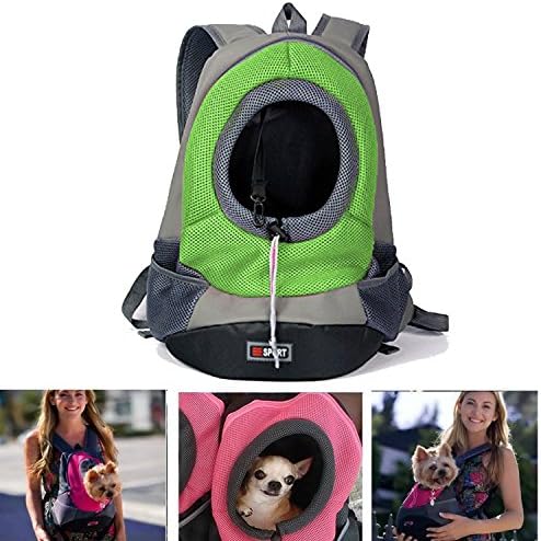 Wanty Pet Taşıyıcı, yaratıcı Dayanıklı Rahat Kumaş Örgü Kafa Dışarı Tasarım Pet Yavru Köpek Ön Taşıyıcı Çanta Paketi