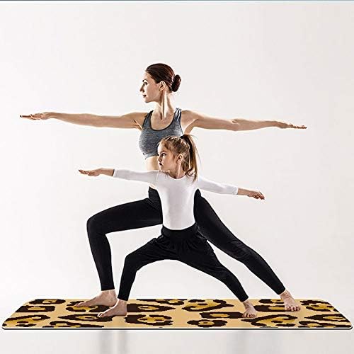 QTT Yoga matı Yoga Matı TPE Çevre Dostu Kaymaz Spor egzersiz matı Taşıma Kayışı ile-Yoga Pilates ve Jimnastik için