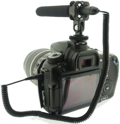 Polaroid Pro Video Ultra ince ve hafif Kondenser Av Tüfeği Mikrofon Şok Dağı İle Panasonic SDR-S70, H100, T70, HCD-HS80,