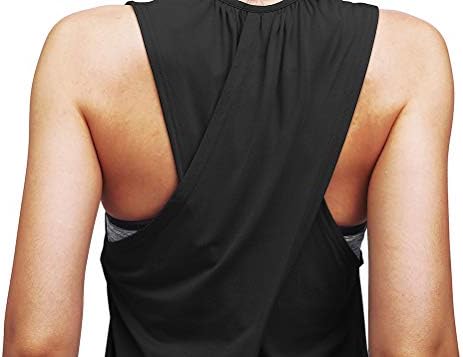 Kadınlar için Mıppo Egzersiz Üstleri Yoga Atletik Gömlek Tankı Üstleri Spor Yaz egzersiz kıyafetleri
