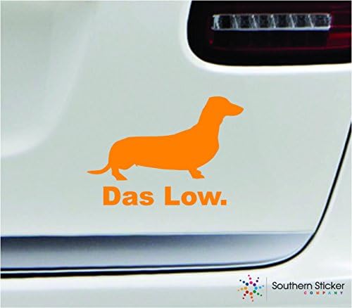 Dachshund das Düşük 3.9x5.6 Turuncu Köpek Adamın En İyi Arkadaşı Hayvan Mizah Komik Amerika Birleşik Devletleri Renkli
