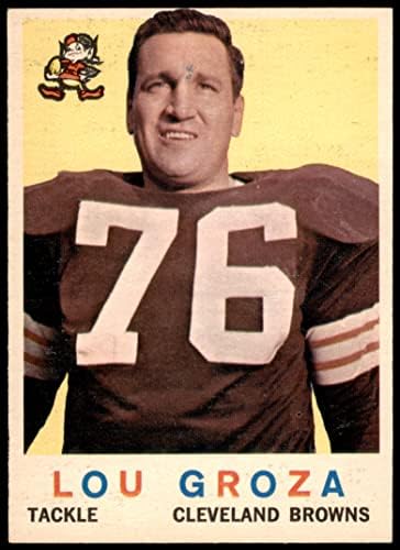 1959 Topps 60 Lou Groza Cleveland Browns-FB (Futbol Kartı) NM Browns-FB Ohio St