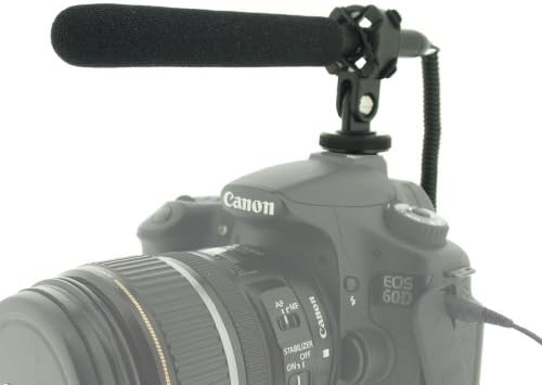 Polaroid Pro Video Ultra İnce ve Hafif Kondenser Av Tüfeği Mikrofon Şok Dağı İle Sony HDR-CX760V, PJ760V, PJ710V,