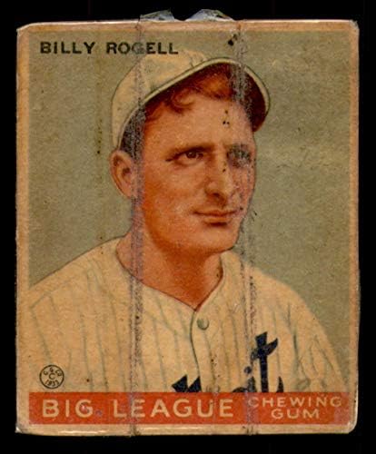 1933 Goudey 11 Billy Rogell Detroit Kaplanları (Beyzbol Kartı) ZAVALLI Kaplanlar