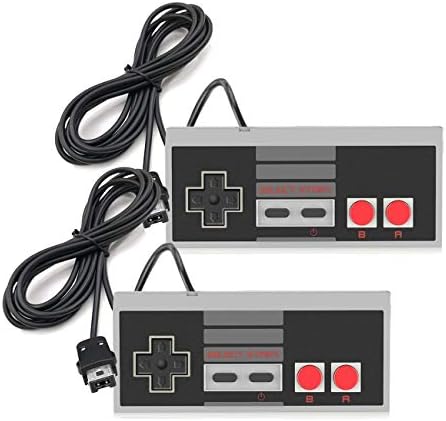 NES Klasik Denetleyici 10FT Kablo ile - 2 Paket Klasik Mini Kontrolörleri Nintendo Klasik Mini Edition SNES Klasik