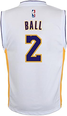 Lonzo Ball Los Angeles Lakers 2 Beyaz Gençlik Alternatif Replika Forması