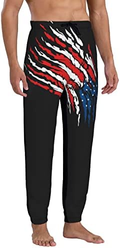 Whırose Amerikan ABD Bayrağı Sweatpants Erkek kadın Spor Pantolon Nem Esneklik ve Nefes Sweatpants