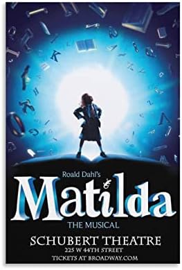 Duvar Posterleri Matilda Müzikal Poster Broadway Duvar dekoratif tablolar Tuval Duvar Dekor Ev Dekor Oturma Odası