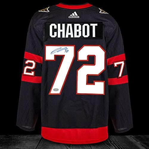 Thomas Chabot Ottawa Senatörleri Adidas Pro İmzalı Forma-İmzalı NHL Formaları