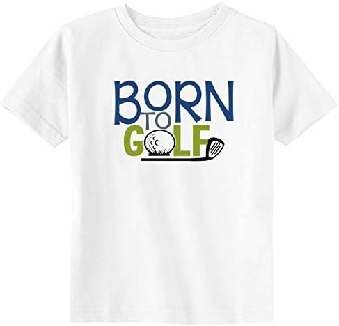 Küçük Spunkies Doğan Golf Eğlenceli Spor Yürümeye Başlayan ve Gençlik Golf T-Shirt