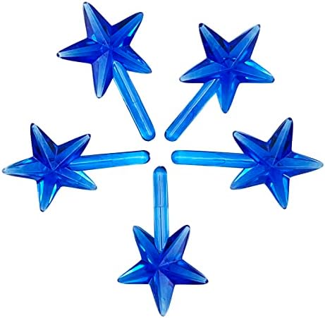 Seramik Noel Ağaçları için Ulusal Artcraft ® Küçük Geleneksel Yıldız-Mavi (Pkg/5)