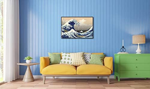 Wieco Sanat Çerçeveli Sanat Büyük Dalga Kanagawa Katsushika Hokusai Giclee Tuval Baskılar Duvar Sanatı Soyut Deniz