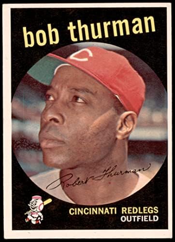 1959 Topps 541 Bob Thurman Cincinnati Kırmızıları (Beyzbol Kartı) Dekanın Kartları 5-ESKİ Kırmızılar