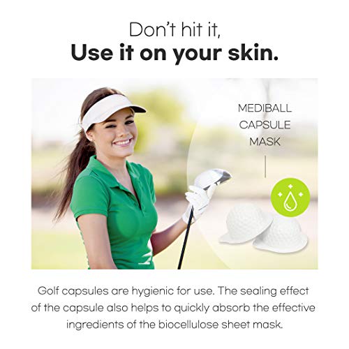 Golfçüler için Mediball kapsül maskesi (Cilt bakımı Biyoselüloz yüz maskesi sayfası)