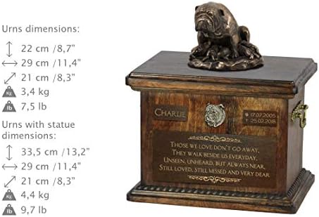 Bulldog Mama, Köpek Külleri Anıtı Heykeli, Evcil Hayvan Adı ve Alıntı-ArtDog Personalized