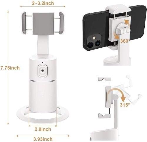 Motorola Moto G23 ile Uyumlu BoxWave Standı ve Montajı - PivotTrack360 Selfie Standı, Motorola Moto G23 için Yüz