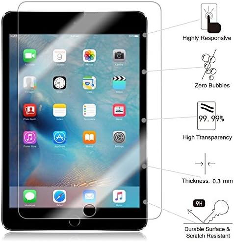 TANTEK [2-Pack Ekran Koruyucu için Uyumlu iPad Pro 10.5 inç, Temperli Cam Filmi, Ultra Net, Çizilmez, Kabarcıksız,