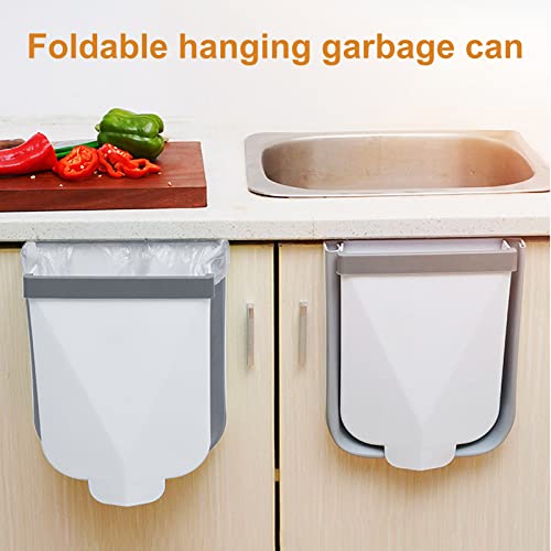 Rumtut Asılı Mutfak Dolabı Kapı Kapağı çöp tenekesi, Galon Küçük çöp tenekesi, Asılı veya Ayakta Plastik Kompost