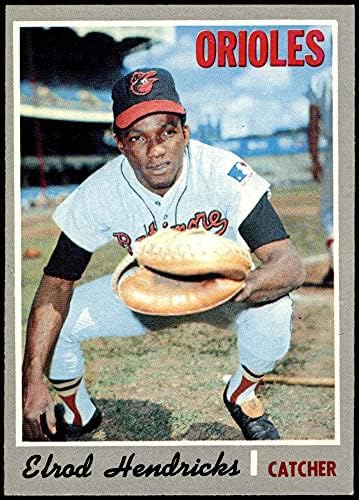 1970 Topps 528 Elrod Hendricks Baltimore Orioles (Beyzbol Kartı) NM Orioles