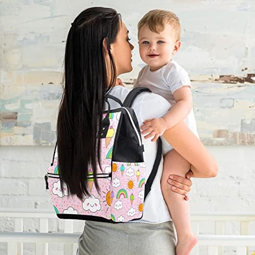 VBFOFBV Bebek Bezi Çantası Sırt Çantası, Büyük Bebek Bezi Sırt çantası, Seyahat Sırt çantası, Kadınlar için Laptop