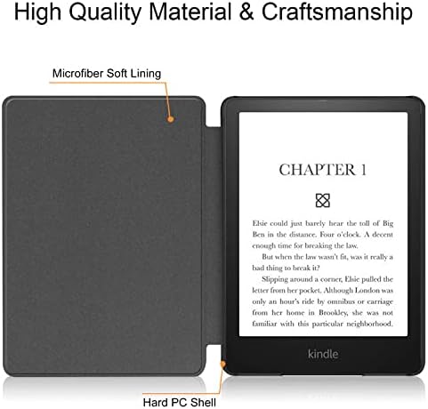 Kindle Paperwhite 10. Nesil 2018 için Kılıf, Su Geçirmez Kindle Paperwhite E-Okuyucu Kılıflı Kindle Kılıfı, Kindle