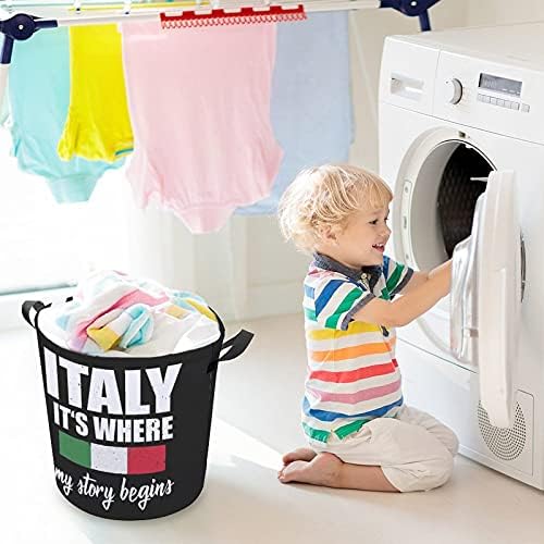 Gurur İtalya İtalyan çamaşır sepeti Sepet Çanta Kirli giysi saklama Kutusu Su Geçirmez Katlanabilir Katlanabilir