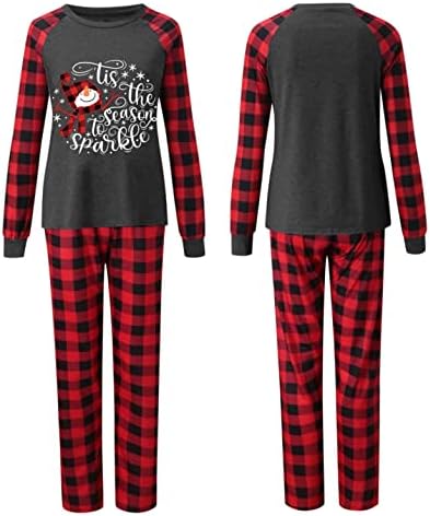 Merry Christmas Ağacı Baskılı Loungewear Noel Aile Eşleştirme Pijama Ev Pijama Noel Pijama Pantolon için