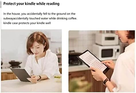 WunM Stüdyo Kılıfı için 6.8 Kindle Paperwhite 11. Nesil 2021 - Kindle Paperwhite 5 için Otomatik Uyandırma/Uyku Özellikli