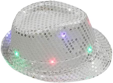Pullu ışık dans Unisex Led fantezi parti yanıp Sönen renkli şapka şapka Organizatör beyzbol Kapaklar için Duvara