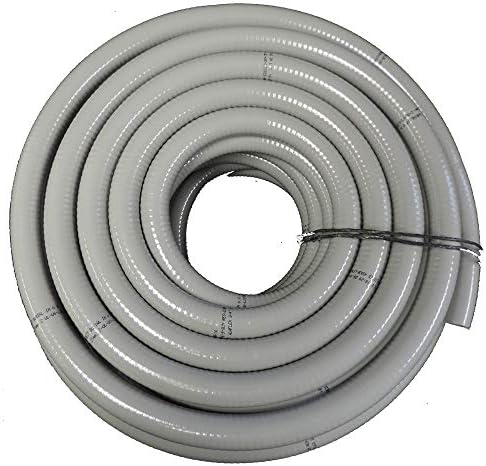 HydroMaxx Esnek PVC Metalik Olmayan UL Sıvı Geçirmez Elektrik Borusu (1 Çap x 25 ft)