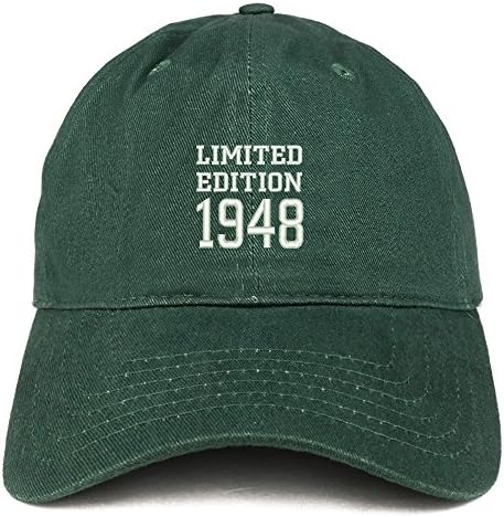 Trendy Giyim Mağazası Sınırlı Sayıda 1948 İşlemeli Doğum günü Hediyesi Fırçalanmış Pamuklu Şapka