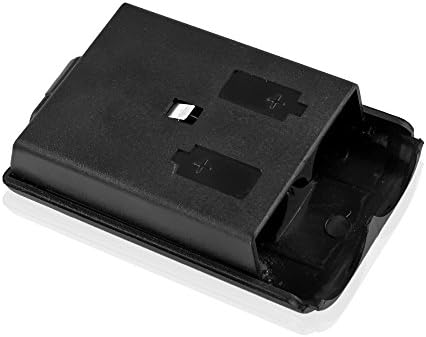 TNP Xbox 360 Pil Paketi Kapak Tutucu Kabuk Koruyucu Kılıf Değiştirme Kiti (Siyah) Xbox 360 Kablosuz Oyun Kontrolörleri