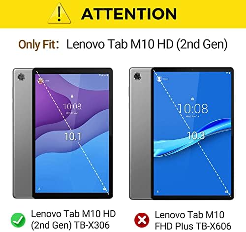 SİMPLEWAY Durumda Çocuklar için Lenovo Tab M10 HD (2nd Gen) 10.1 2020 kılıf Modeli TB-306F, darbeye Dayanıklı Hafif