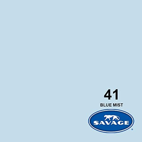 Savage Dikişsiz Kağıt Fotoğraf Backdrop-Renk 41 Mavi Sis, Boyut 53 İnç Genişliğinde x 18 Fit Uzunluğunda, YouTube