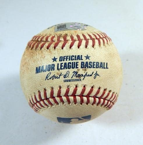 2019 Milwaukee Brewers Pittsburgh Pirates Oyunu Kullanılmış Beyzbol Bryan Reynolds PO - Oyun Kullanılmış Beyzbol