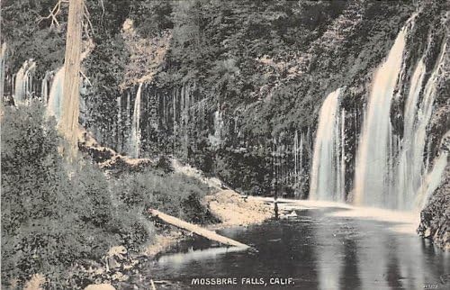 Mossbrae Şelaleleri, Kaliforniya Kartpostalı