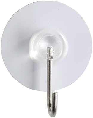 Wenko Static-Loc Nikel Kanca Beyaz-4'lü Set, Delmeden Sabitleme, Plastik (PTE), 3,8 x 3,8 x 2,1 cm