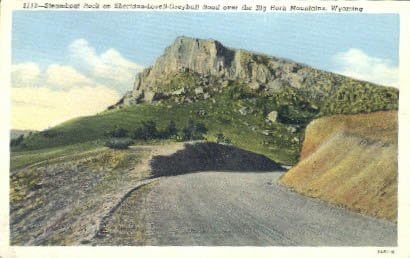 Big Horn Dağları, Wyoming Kartpostalı
