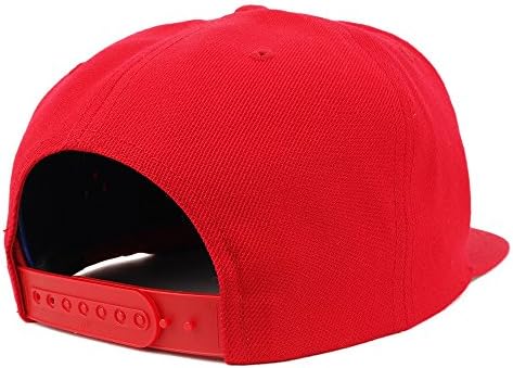 Trendy Giyim Mağazası Numarası 16 Beyaz İplik İşlemeli Düz Fatura Snapback Beyzbol Şapkası